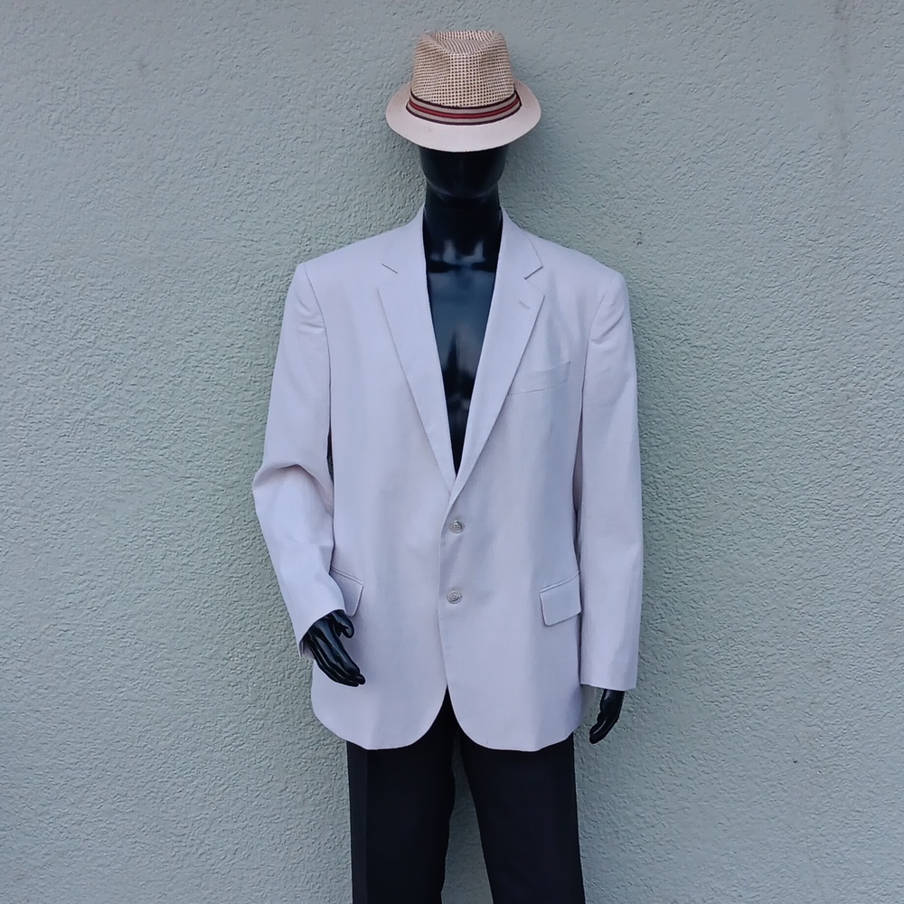 Stafford Tailored Couture Signature Men's Tailored Basket Weave Sport Coat